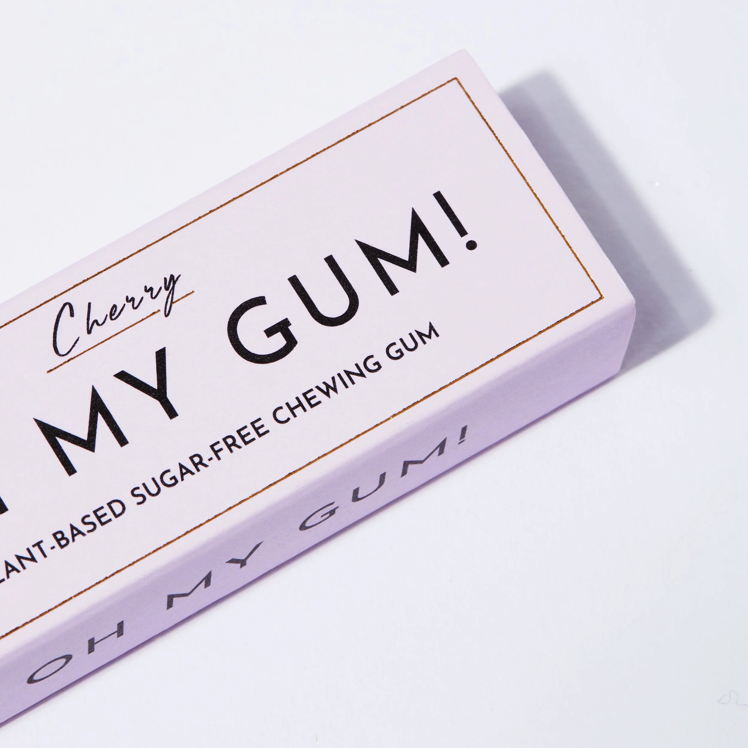 CHERRY CHEWING GUM (12 PACKETS) — OH MY GUM!